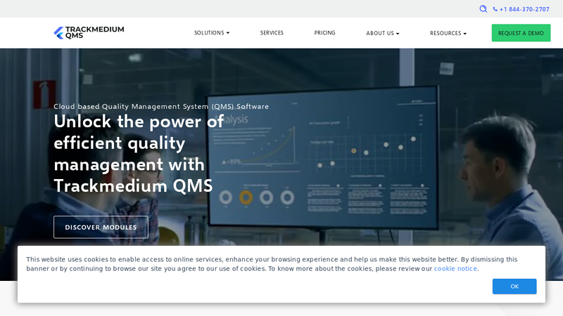 Trackmedium Cloud based Quality Management System (QMS) Software