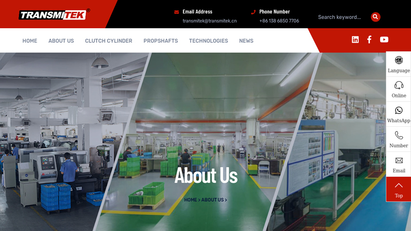Image of China Hydraulics Clutch Slave Cylinder Propshaft Manufacturer