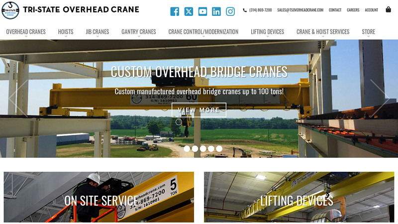 Overhead Crane and Hoist Company | Manufacturer, Sales, Service