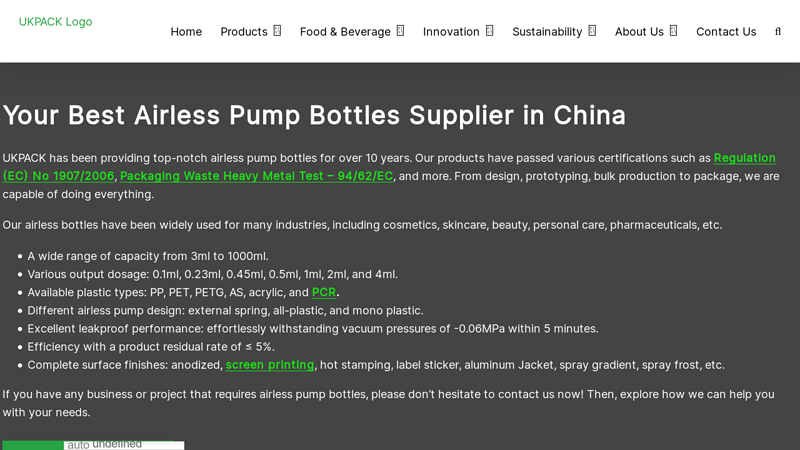 Image of Wholesale Airless Pump Bottles Manufacturer in China