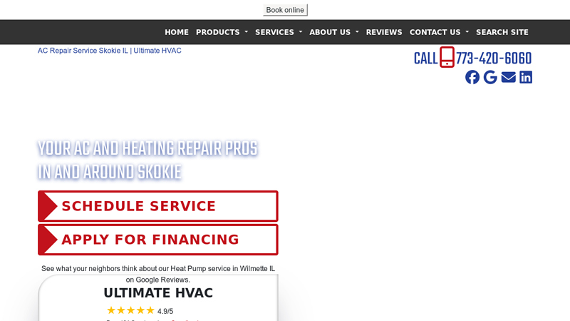 AC Repair Skokie and Wilmette IL | Ultimate HVAC