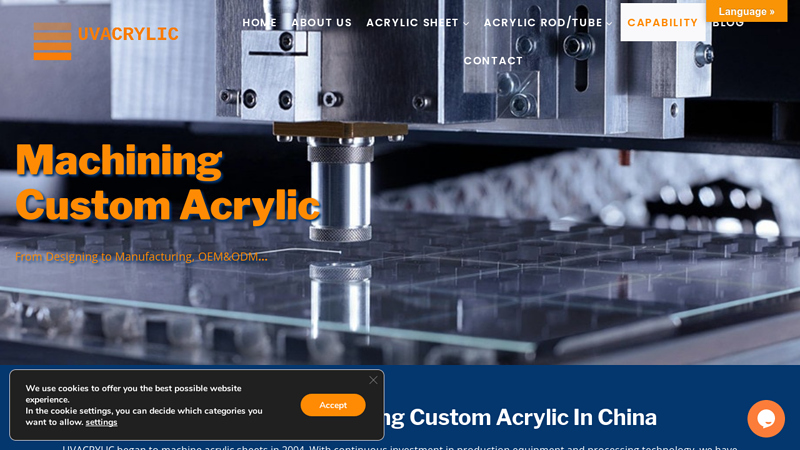 Image of Top Machining Custom Acrylic Factory In China