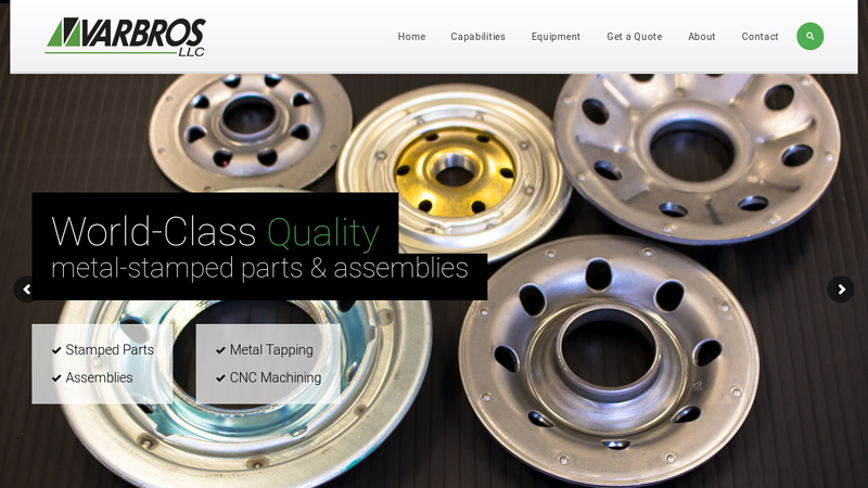 Custom Metal Stamping | CNC Machining | Tool and Die | Varbros LLC