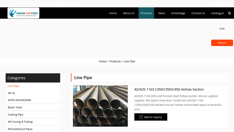 Image of China Line Pipe Manufacturers, Suppliers, Factory