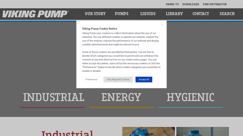 Viking Pump - Internal & External Gear Positive Displacement Pumps
