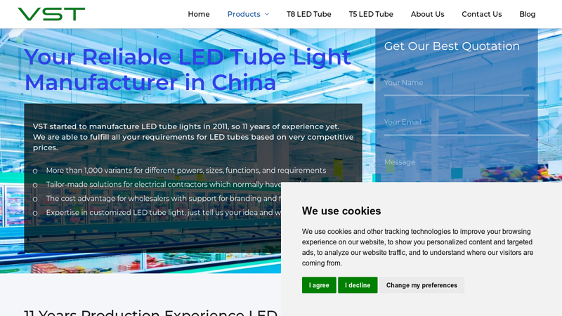 Image of Your Reliable LED Tube Light Manufacturer in China
