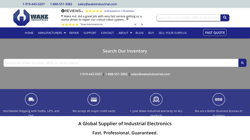 Indramat Rexroth Okuma & Pacific Scientific Automation Reseller | Wake Industrial