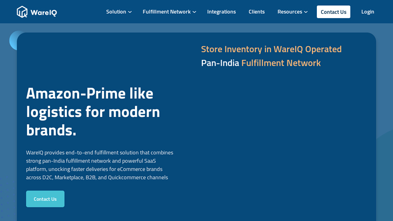 Amazon-Prime Like Logistics For Modern Brands | WareIQ
