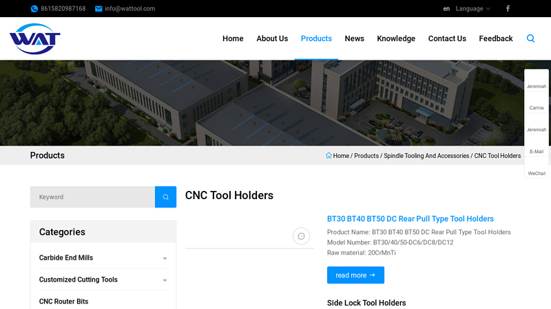 Image of China CNC Tool Holders Manufacturers & Factory