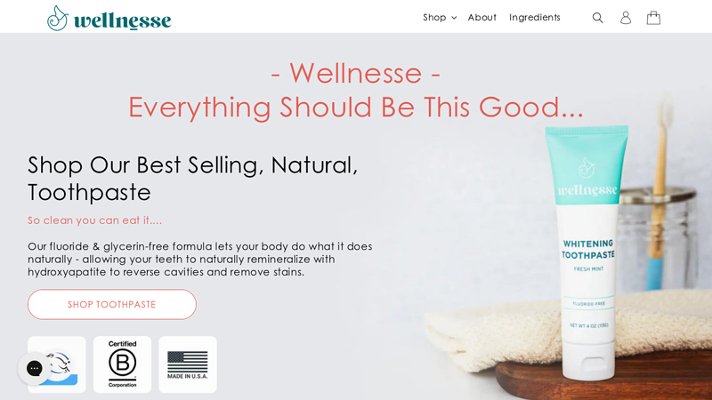 Wellnesse All Natural Personal Care Products