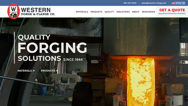 Western Forge & Flange | Flanges | Custom Forging