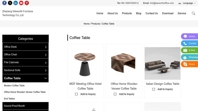 Image of China Coffee Table Manufacturers, Suppliers, Factory