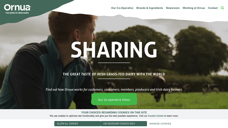 Ornua | The Home of Irish Dairy | Leading Global Dairy Co-operative