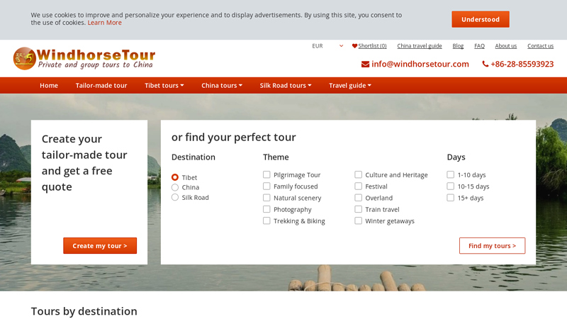 WindhorseTour C China Tibet Travel Tour Guide & Service