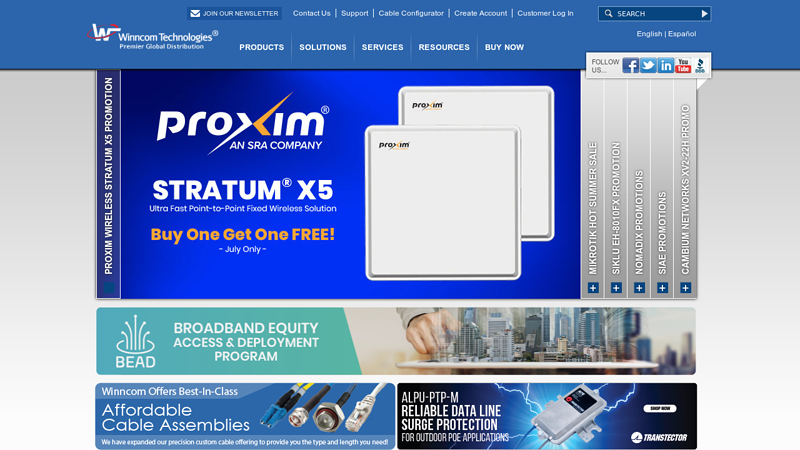 Wireless Broadband, Point-To-Point, Multipoint Wireless & Networking Solutions