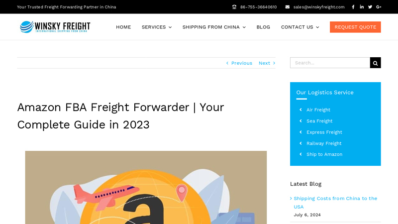 Image of How to Ship to Amazon FBA Directly from China | Winsky Freight