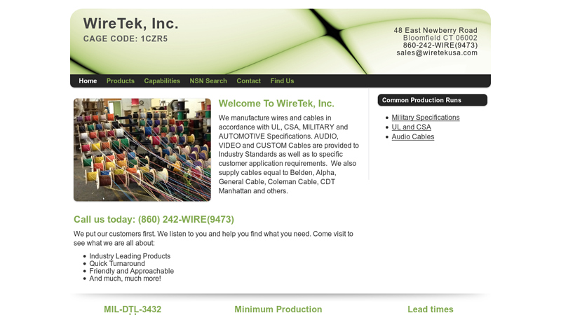hookup wire, mil spec wires,audio cables, automotive wires