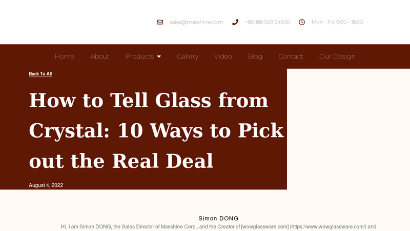 Image of How to Tell Glass from Crystal: 10 Ways to Pick out the Real Deal