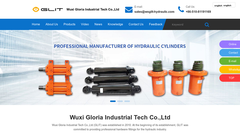Image of China Hydraulic Cylinder, Hydraulic Rotary Actuator, Hydraulic Parts ...