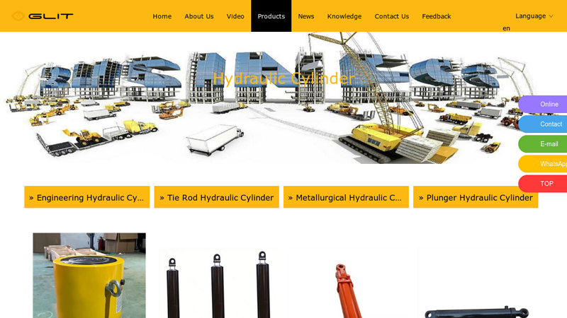 Image of China Hydraulic Cylinder Manufacturers, Suppliers, Factory