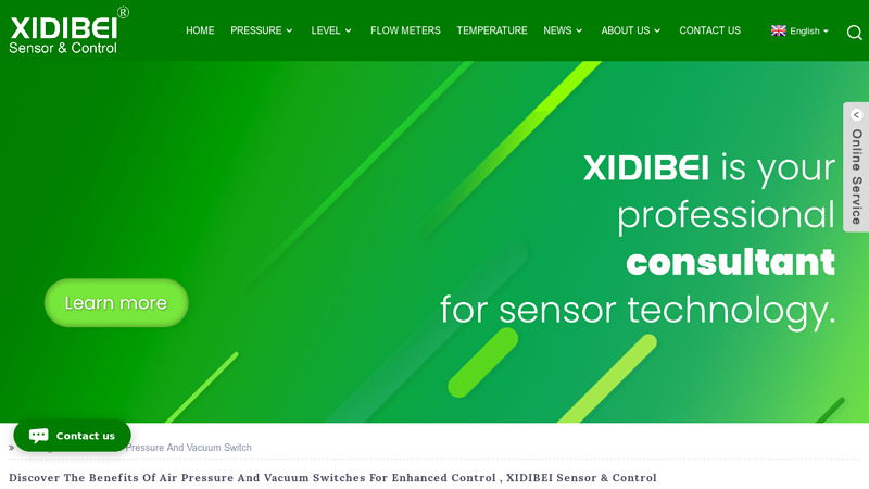Image of China Air Pressure And Vacuum Switch Manufacturers and Factory ...