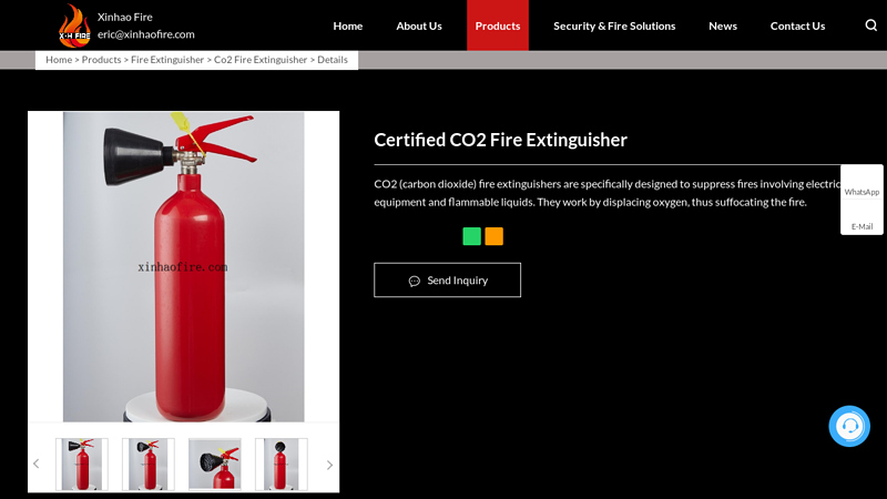 Image of China Co2 Fire Extinguisher Manufacturers, Suppliers, Factory