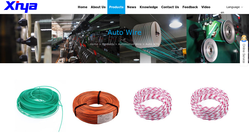 Image of China Automotive Wire Manufacturers, Suppliers, Factory