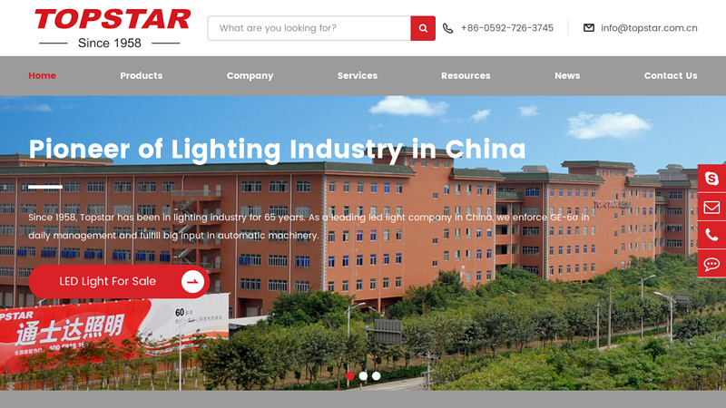 Image of LED Lighting Wholesale Supplier/Manufacturer/Company In China | Topstar ...