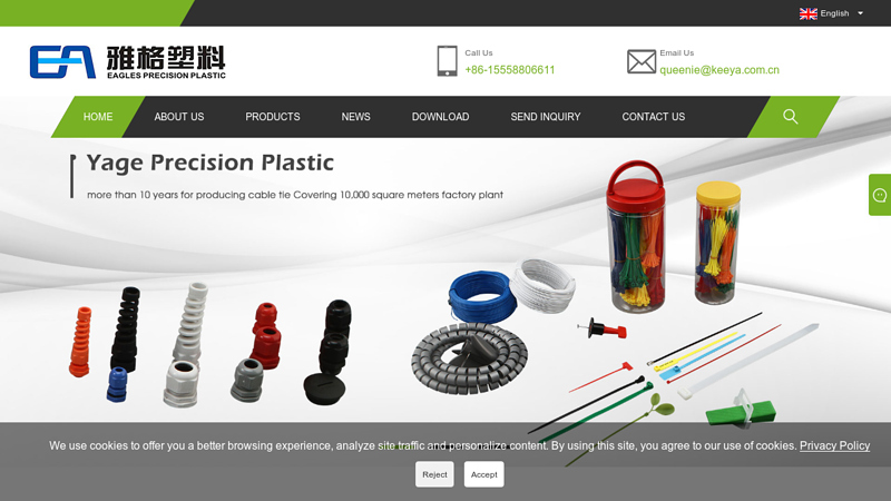 Image of China Nylon Cable Tie, Cable Ties, Cable Clips, Manufacturers ...