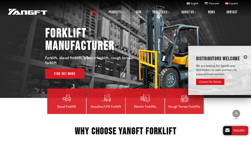 Image of Forklift Manufacturer | Material Handling Solutions | YangFT