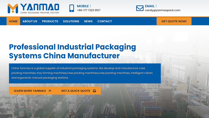 Image of Industrial Packaging Systems China Manufacturer-YANMAO