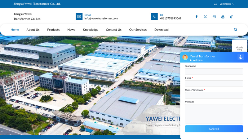 China Power Transformer Manufacturers, Compact Transformer Suppliers, Substation Transformer Factory - YAWEI