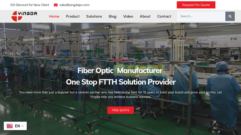 Image of China Fiber Optic Manufacturer | Best FTTH Solutions
