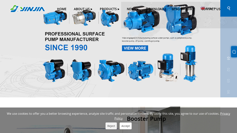 Image of China centrifugal pump, peripheral pump, self-priming Jet pump ...