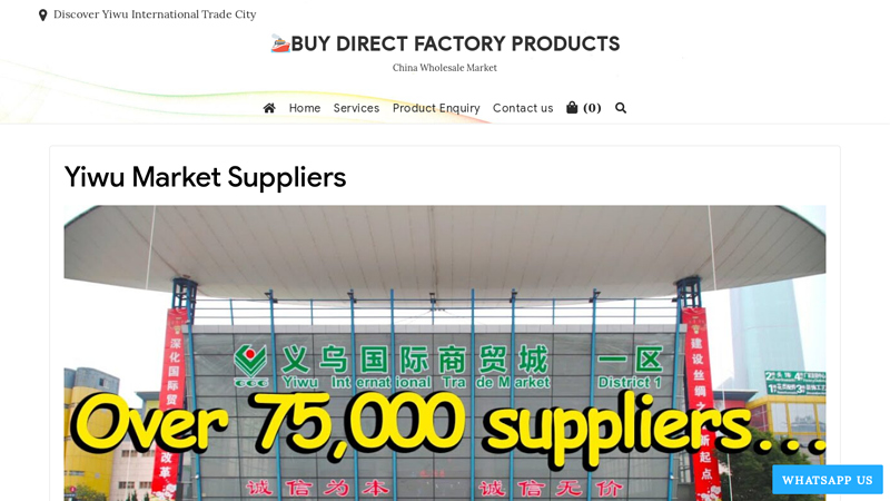 Image of Yiwu Market Suppliers