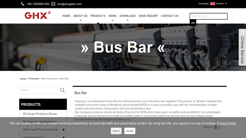 Image of China Bus Bar Manufacturers and Suppliers