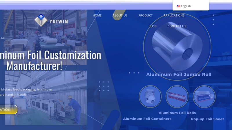Image of Aluminum Foil Manufacturer and Supplier in China-Yutwin