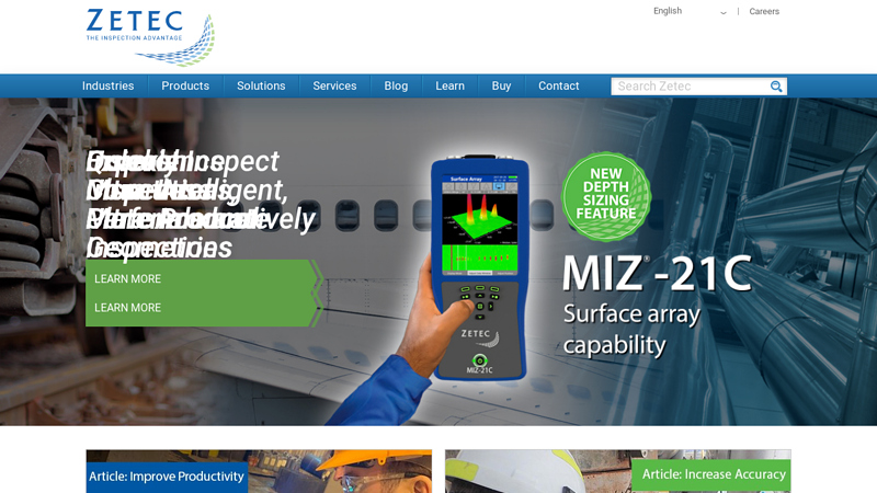 Top Nondestructive Testing (NDT) & Inspection Solutions Company | Zetec