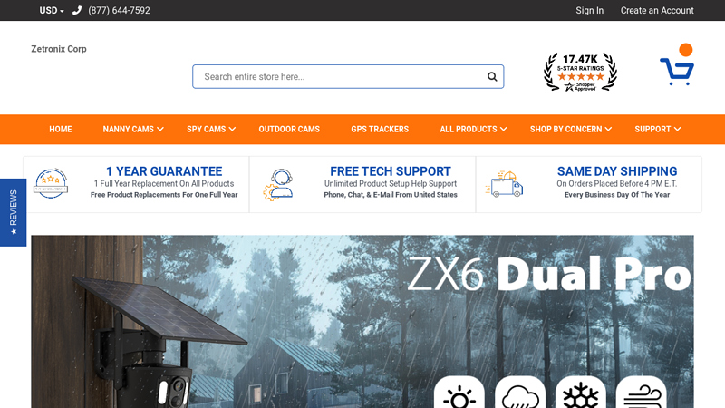 Zetronix Online Store