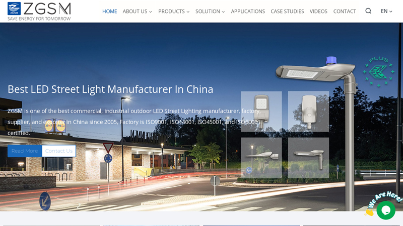 Image of Best LED Street Light Manufacturer in China | ZGSM