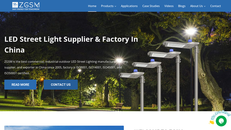 Image of Best LED Street Light Supplier & Factory in China | ZGSM Lighting