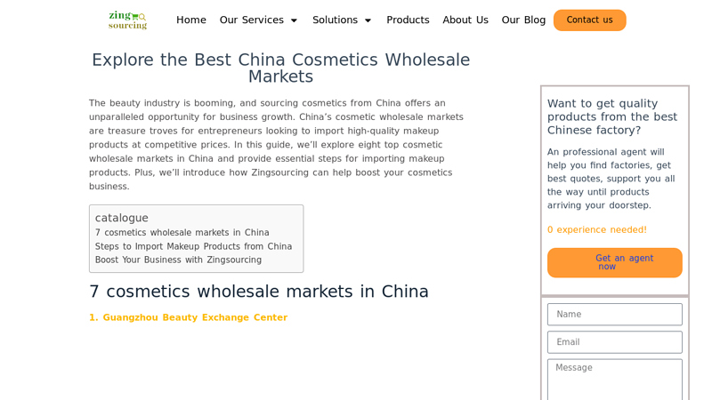 Image of Explore the Best China Cosmetics Wholesale Markets