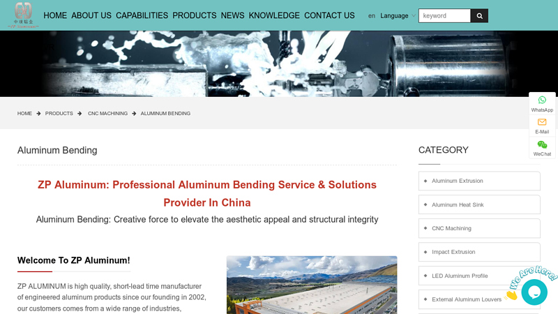Image of Aluminum Bending Manufacturers and Suppliers