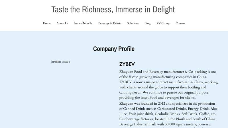 Image of Beverage Manufacturer and Co-packer